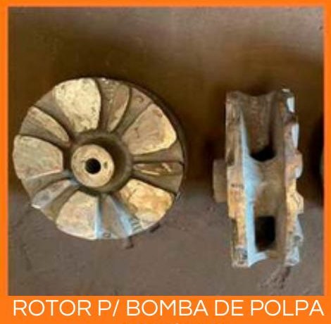 Rotor para bomba de polpa de minério